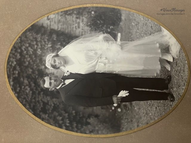Pierre NEDELEC et Paule BRUNET 1932 à Tilly-la-Campagne (14)