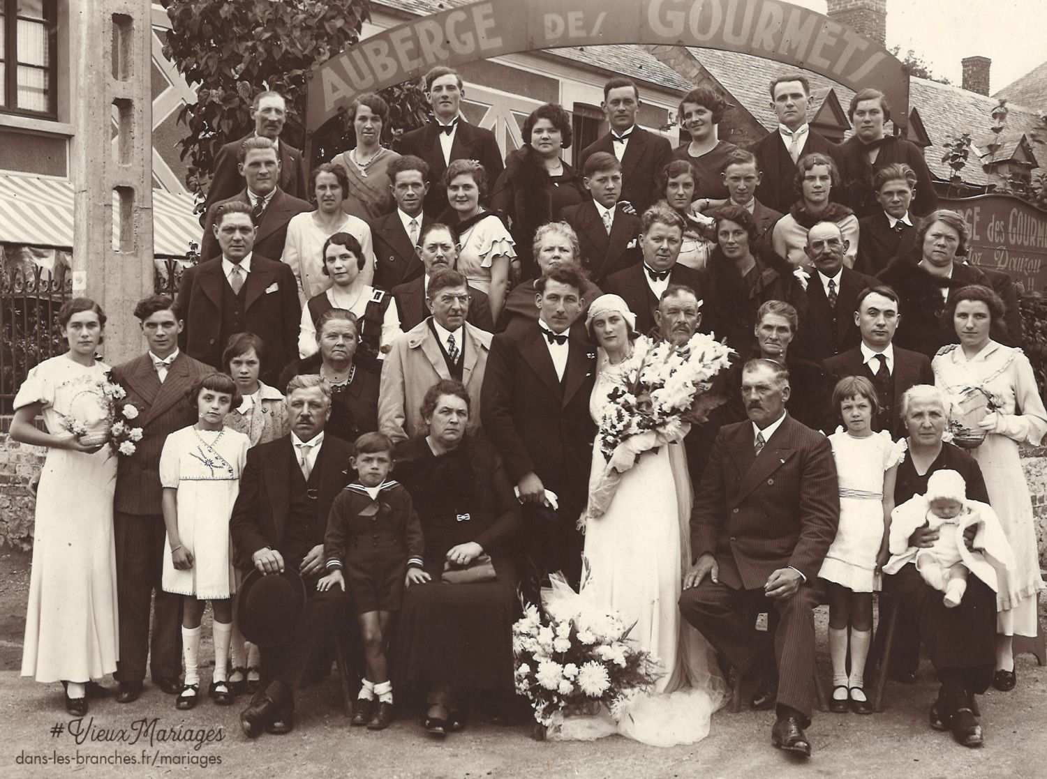 Marcel Alfred Auguste LEBLOND et Marie Lucienne Jeanne (Marie Jeanne) Bellêtre 1933 à Berneval-le-Grand (76)