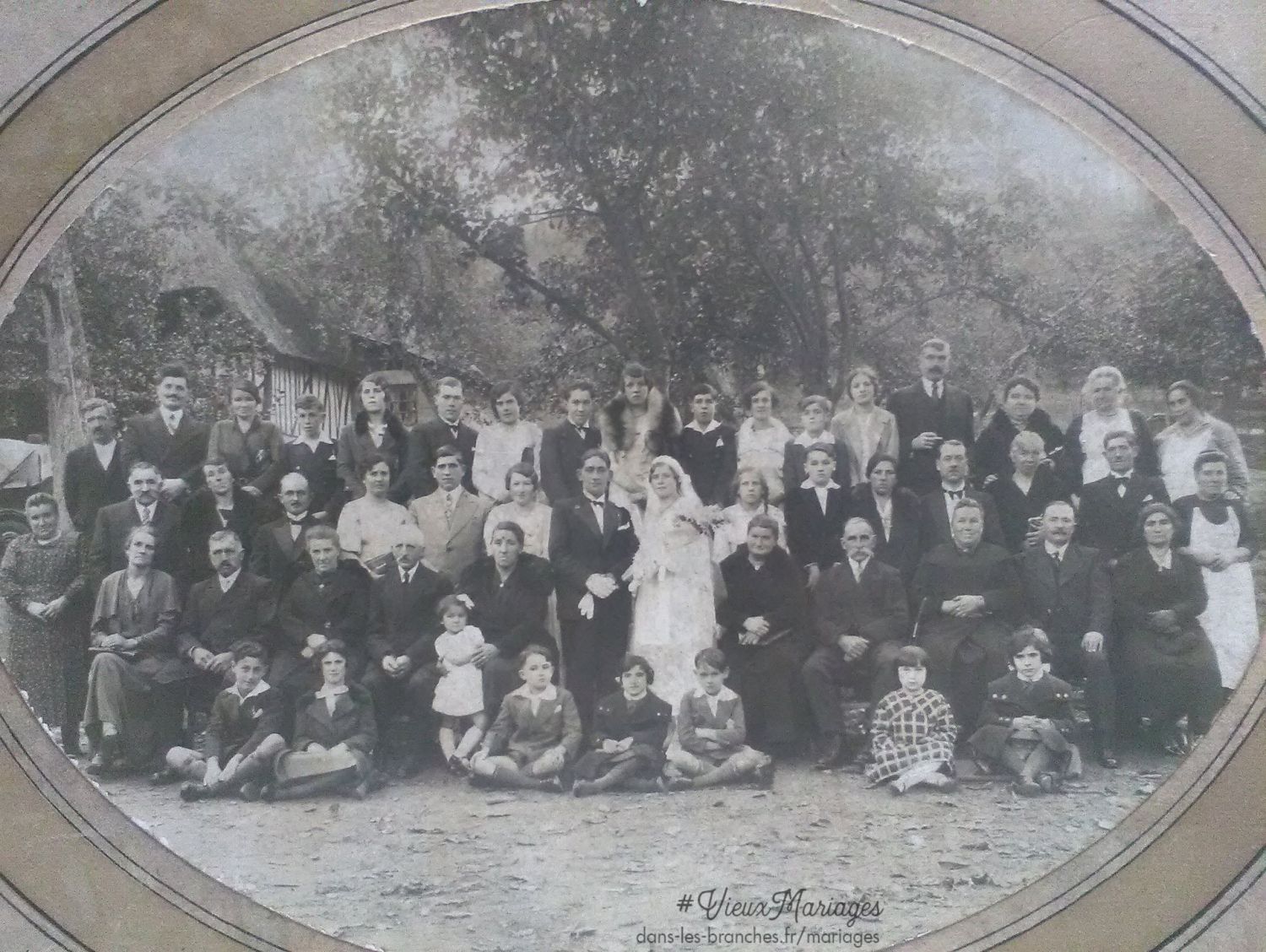 Louis LEVEQUE et Alice ROBERT 1934 à Marais-Vernier (27)