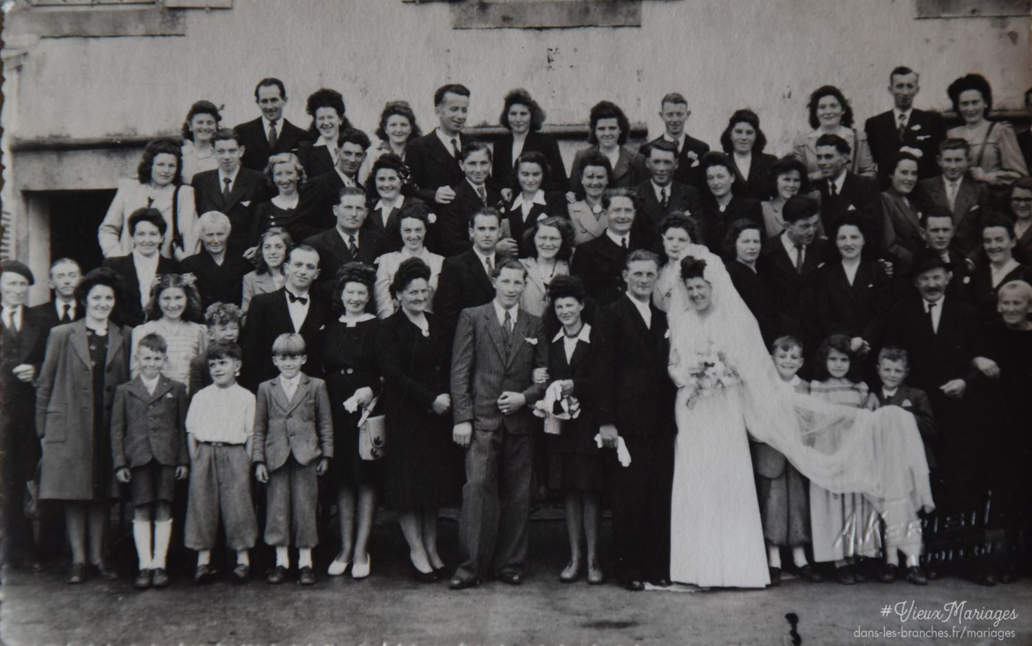 Mariés inconnus 1945 à Plouhinec (56)