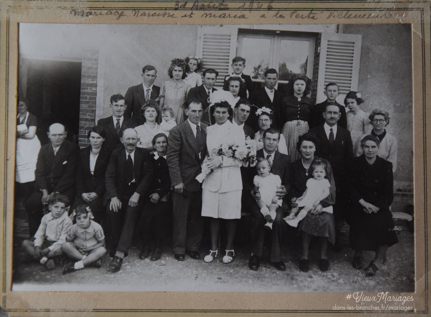 Narcisse et Maria 1946 à La Ferté-Villeneuil (28)