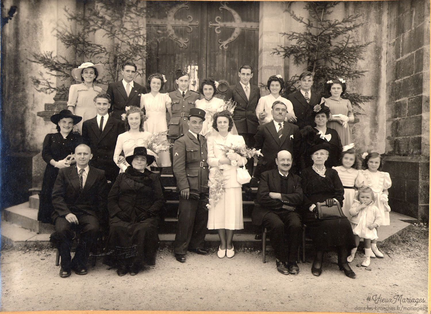 Mariés inconnus le 07/02/1949 à Saulxures-sur-Moselotte (88)