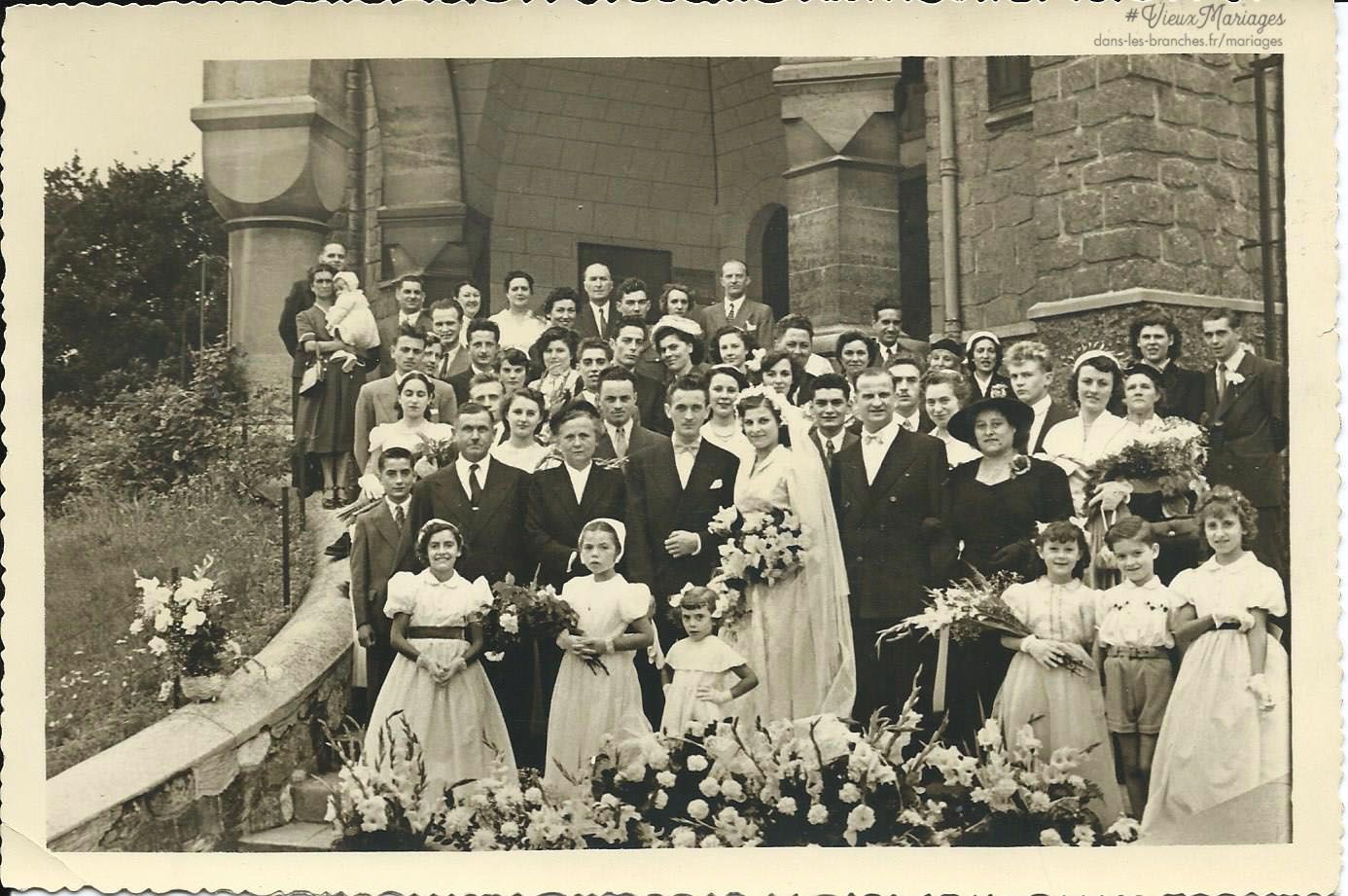 André GREGUS et Paulette CAMUS 1952 à Nanterre (92)