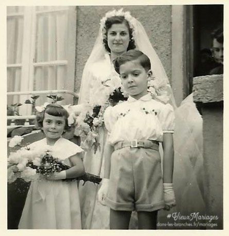 André GREGUS et Paulette CAMUS 1952 à Nanterre (92)