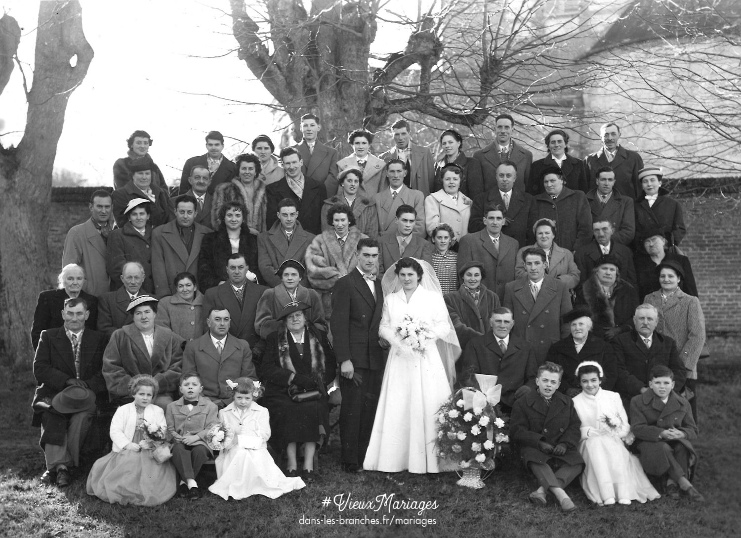 Jean MAQUENHEN et Marie Thérèse MAQUENHEN 1957 à Bouillancourt-en-Séry (80)